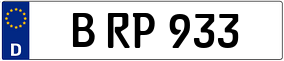 Truck License Plate